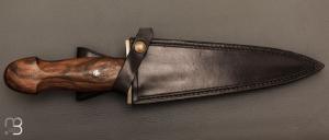    Dague noyer et lame forgée par Jean Paul SIRE