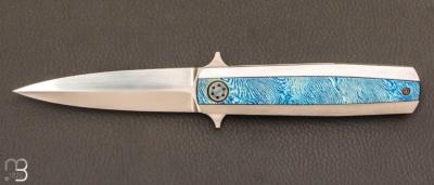   Dague pliante custom " PIC " de Jean Baptiste Leveque 