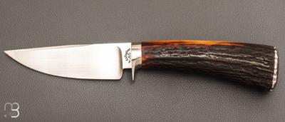   Couteau " Hunter " fixe de Scott Gallagher - Cerf sambar et 80CrV2
