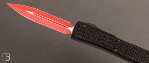 Couteau Automatique Microtech - Ultratech D/E Tri-Grip SL Red Standard 122-1 SL