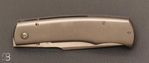 Couteau " New Hardy Frame-Lock " custom par Rémi Lavialle - RWL34 et Titane