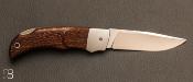 Couteau de poche Chantou Leopard Wood par Charly Bennica