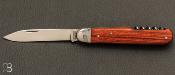 Couteau Issard Inox Navette bois de rose 2 pièces
