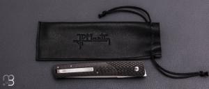   Couteau " Basic " fibre de carbone "pocket clip" de Jean Pierre Martin