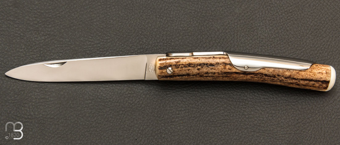 Couteau de poche Piccolo Bois de Cerf par J. Mongin