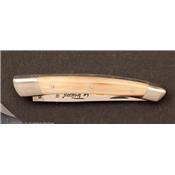 Couteau de poche Le Thiers 12cm Corne blonde par Le Fidèle