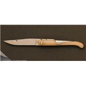 Couteau de poche Bieslois 10 cm Corne blonde par J. Mongin