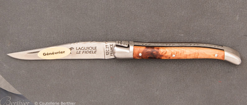 Couteau de poche Laguiole 9cm Genévrier par Le Fidèle
