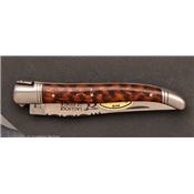 12cm Snakewood Laguiole pocket knife