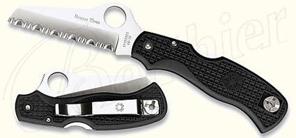 Couteau SPYDERCO RESCUE JR REF HB_C45SBK