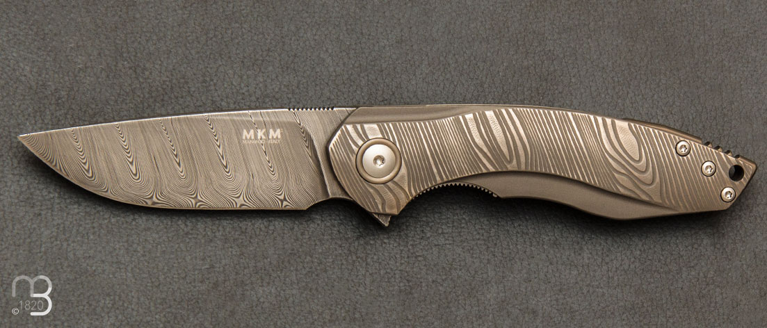 Couteau MKM TIMAVO BY VIPER TITANIUM/DAMAS - MK.VP02D