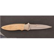 Couteau de botte ivoire de mammouth par C. R. Sigman