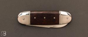 Couteau " Bulldog " par Thomas Chovin - Bois de fer d'Arizona et  RWL-34