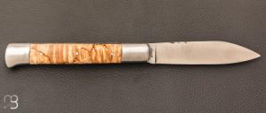  Couteau de poche Roquefort bouleau par Le Fidèle