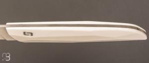 Coffret de 2 couteaux blancs - " Le Table 55 " par LEPAGE - Polyacétal et 12C27