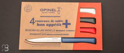 Coffret 4 couteaux de table Bon Appétit + panaché