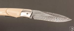  Couteau " 1820 Berthier " par Charles Bennica - Damas de Oliver Goldschmidt