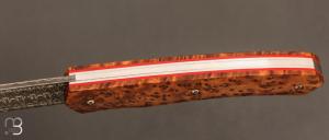  Couteau "1820" par MARGRITA David - MisterBull - Damas et Loupe de Thuya