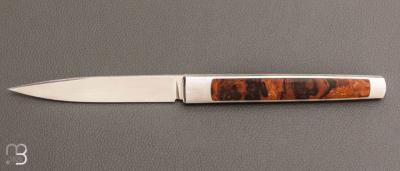   Couteau " APEX " custom de Lionel Lalague - Bois de fer et RWL34