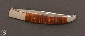 Couteau " Arkansas Toothpick " Self-lock par Scott Sawby - Koa