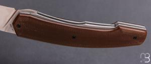   Couteau " Axiome" de Lucas Gilbert - Atelier Fèvre - G10 et lame en 14C28