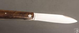  Couteau " Barlow " custom de Jean Baptiste Leveque - Rag micarta et RWL34