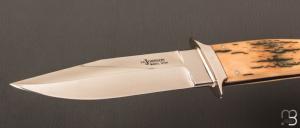    Couteau " Boot Knife " custom par Steven R. Johnson - Mammouth