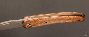   Couteau  "  P'ti Darno  " custom de Philippe Ricard - Bouleau et N690