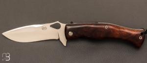 Couteau de poche Deimos - Rosewood et N690Co Bhler par Citadel Dep Dep
