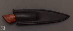 Couteau Droit  de Jean Paul Sire - Wacapou et lame forgée acier C130
