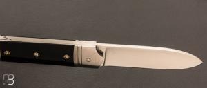   Couteau " Empire " de collection par Benjamin Mittay - Corne blonde