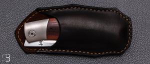    Couteau " Front-flipper " par Stephen Taillandier - Micarta et RWL34