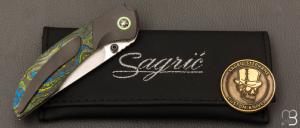    Couteau " Ghost " custom de Stéphane Sagric - Fatcarbon et RWL-34