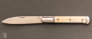  Couteau " Issoire 2 pices " par Romain Alvarez - RWL-34 et ivoire de mammouth
