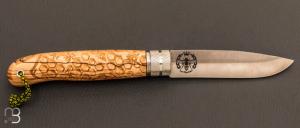   Couteau de poche José Da Cruz " Décalé collection " en bois d'olivier - Modèle "NECTAR"