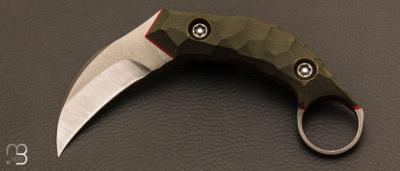 Couteau Karambit custom par Piotr Gos&#769;ciniak - Elmax et G10