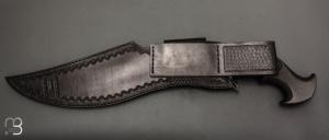    Couteau " Kukri - Mosaic Damascus " custom de Claudio Sobral & Ariel Sobral - CAS Knives