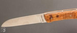 Couteau L08 par Atelier Perceval - Fût de chêne et 14c28n