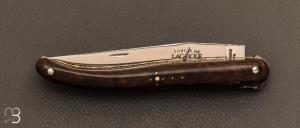 Couteau " Laguiole 12cm  " par la Forge de Laguiole - Loupe de noyer