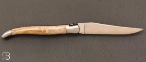   Couteau " Laguiole 12 cm " par Rozelier Fabien- Ty Coutelier - Mammouth et lame en RWL34