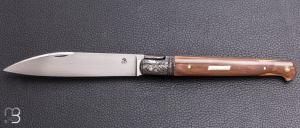    Couteau " Laguiole Droit " custom de Jérôme Bellon - Mammouth et lame en RWL34