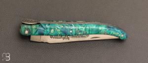    Couteau "Laguiole Primrose 12cm par Laguiole en Aubrac - Loupe de sureau