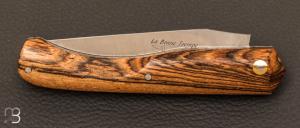 Couteau " Le Boulary " par La Bonne Trempe - Bocote et 14c28N