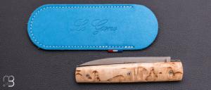  Couteau " Le Gone " mid-tech design d'Eric Depeyre  - Bouleau et 12C27 