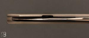 Couteau  "  Frame-lock custom " pliant par David Lespect - Titane et lame RWL-34