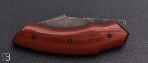    Couteau " Liner-Lock custom  " par Florian Dreyer FD-Knives - Micarta