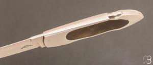   Couteau " Lock-Back 001 " custom  par Warren Osborne - Nacre noire