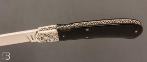  Couteau " Lock-back " pliant par H. McBurnette - Micarta et ATS-34