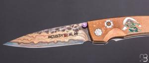   Couteau "Fujin N°001" Limited Edition 25ème anniversaire par Mcusta