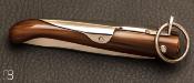 Couteau de poche Yatagan 8 cm corne blonde par J. Mongin